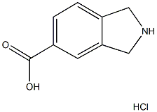 イソインドリン-5-カルボン酸塩酸塩 化学構造式