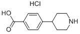 4-(4'-カルボキシフェニル)ピペリジン塩酸塩 化学構造式