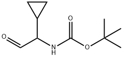 Carbamic acid, (1-cyclopropyl-2-oxoethyl)-, 1,1-dimethylethyl ester (9CI) Structure