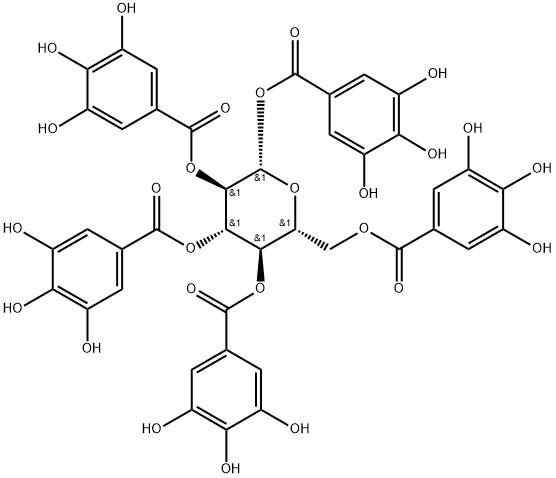 1 2 3 4 6 Penta O Galloyl Beta D Glucopyranose 32 7