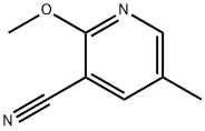 2-甲氧基-5-甲基烟腈 结构式