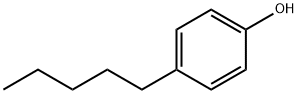 4-アミルフェノール 化学構造式