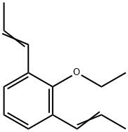 Benzene, 2-ethoxy-1,3-di-1-propenyl- (9CI) Struktur
