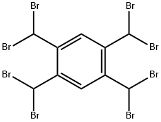 1,2,4,5-Tetrakis(dibromomethyl)benzene Struktur