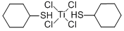四氯双(环己基巯基)钛, 149391-23-1, 结构式