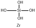 ZIRCONIUM SILICATE 化学構造式