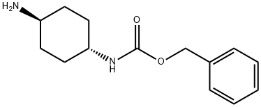 N-CBZ-TRANS-1,4-シクロヘキサンジアミン 化学構造式