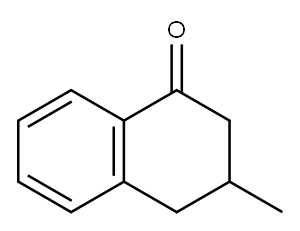 3-Methyl-1,2,3,4-tetrahydronaphthalene-1-one Structure