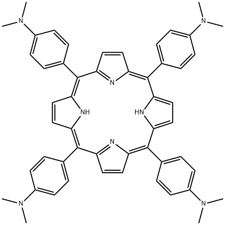 5,10,15,20-四-(二甲基氨基苯)卟啉, 14945-24-5, 结构式