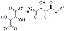 [R-(R*,R*)]-tartaric acid, iron potassium salt Structure