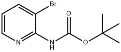 CARBAMIC ACID, (3-BROMO-2-PYRIDINYL)-, 1,1-DIMETHYLETHYL ESTER Struktur