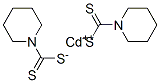 ビス(1-ピペリジンカルボジチオ酸)カドミウム 化学構造式