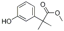 METHYL 2-(3-HYDROXYPHENYL)-2-METHYLPROPANOATE 结构式