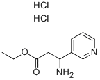 ETHYL 3-AMINO-3-PYRIDIN-3-YL-PROPIONATE 2HCL Structure