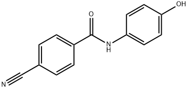 4-cyano-N-(4-hydroxyphenyl)benzamide Structure