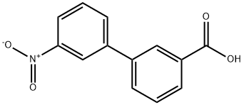3-(3-Nitrophenyl)benzoic acid Struktur
