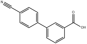 3-(4-Cyanophenyl)benzoic acid Structure