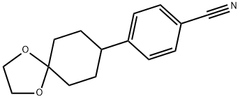 4-(1,4-DIOXASPIRO[4,5]DEC-8-YL) BENZONITRILE Structure
