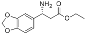 (R)-3-Amino-3-(3,4-methylendioxyphenyl)propionicacidethylester Struktur