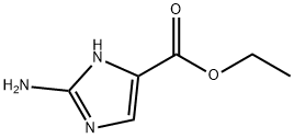 2-氨基-1H-咪唑-5-羧酸乙酯, 149520-94-5, 结构式