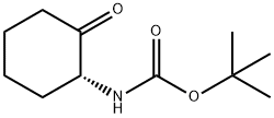 (2-オキソシクロヘキシル)カルバミン酸(R)-TERT-ブチル 化学構造式
