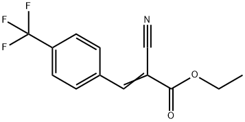 ETHYL 2-CYANO-3-[4-(TRIFLUOROMETHYL)PHENYL]ACRYLATE Struktur