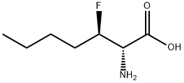 Heptanoic acid, 2-amino-3-fluoro-, [R-(R*,S*)]- (9CI) Structure