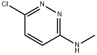 3-クロロ-6-(メチルアミノ)ピリダジン 化学構造式