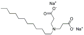 月桂亚氨基二丙酸钠,14960-06-6,结构式