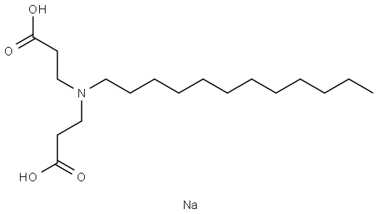 N-DODECYL-B-IMINODIPROPIONIC ACID, MONOSODIUM SALT, ANAGRADE Structure