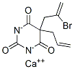5-allyl-5-(2-bromoallyl)barbituric acid, calcium salt|
