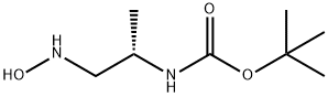 Carbamic acid, [2-(hydroxyamino)-1-methylethyl]-, 1,1-dimethylethyl ester, (S)- 结构式
