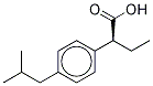 Benzeneacetic acid, -alpha--ethyl-4-(2-methylpropyl)-, (-alpha-S)- (9CI),149646-92-4,结构式