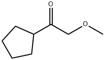 1-シクロペンチル-2-メトキシエタノン 化学構造式