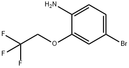 4-Bromo-2-(2,2,2-trifluoroethoxy)-phenylamine 结构式
