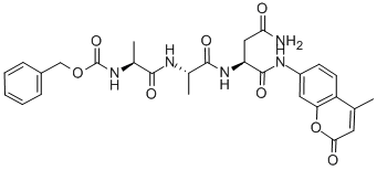 Z-ALA-ALA-ASN-AMC Structure