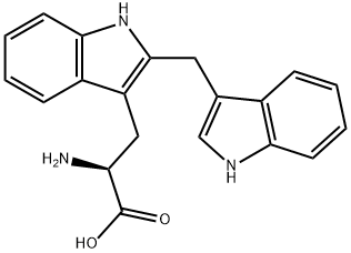 2-(3-INDOLYLMETHYL)-L-TRYPTOPHAN Struktur