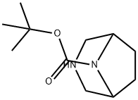 8-BOC-3,8-DIAZA-BICYCLO[3.2.1]OCTANE Struktur