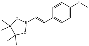 4-甲氧基-反-BETA-苯乙烯基硼酸频哪醇酯, 149777-83-3, 结构式