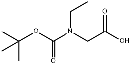 BOC-N-乙基甘氨酸,149794-10-5,结构式