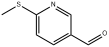 3-Pyridinecarboxaldehyde, 6-(methylthio)- (9CI) Structure