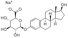 1,3,5[10]-ESTRATRIENE-3,17BETA-DIOL 3-GLUCURONIDE SODIUM SALT Structure