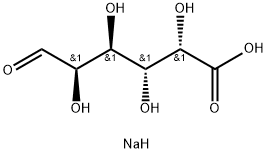 D-ガラクツロン酸 ナトリウム塩 化学構造式