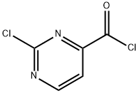 2-氯-4-嘧啶甲酰氯 结构式