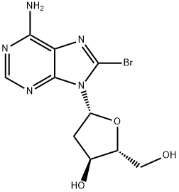 8-溴2‘-脱氧腺苷,14985-44-5,结构式