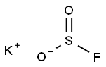フルオロ亜硫酸カリウム 化学構造式