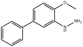 (4-METHOXY-BIPHENYL-3-YL)-HYDRAZINE Structure