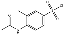 4-ACETYLAMINO-3-METHYL-BENZENESULFONYL CHLORIDE Struktur