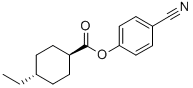 乙基环己基苯甲酸对氰基苯酚酯,149890-38-0,结构式