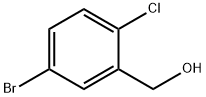 5-ブロモ-2-クロロベンジルアルコール 化学構造式